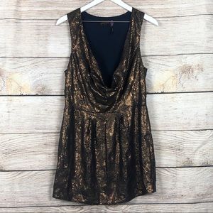 Free People | Sequin Swirl Cowl Drop Dress